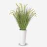 Трава высокая искусственная для декора Пеннисетум лисохвостый  зеленый с колосками Д100 Н100 см