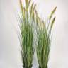 Трава искусственная Лисий хвост 120 Н (в пластиовом кашпо) зеленая