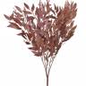 Искусственная ветка с листьями декоративная осенняя бордо Н60 см