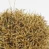 Шар декоративный новогодний большого размера золотистая трава диаметр 25 см