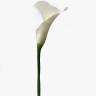 Калла белая искусственный цветок D12 Н70см
