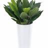Спатифиллум куст искусственный 18 листов, зеленый, D60 Н60 см