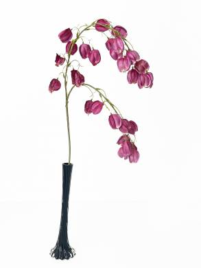 Физалис искусственный  ветка декоративная с лиловыми ягодами Н97 см