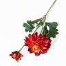 Георгин красный цветок искусственный осенний Н55 см