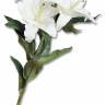 Лилия Кассабланка искусственная real-touch 95H белый (2 цветка + 1 бутон)