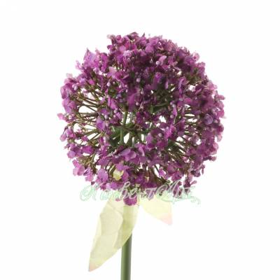 Аллиум искусственный цветок (Дикий лук) 70H темно-фиолетовый