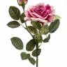 Роза Роби в наборе 5 шт. розовые искусственные цветы для декора Н47 см