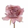 Роза искусственная "Ретро романс" 55H розовый (распустившаяся)