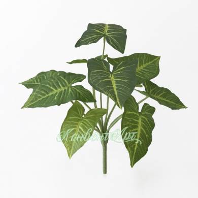 Сингониум куст искусственный 10 листов Н48 см