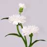 Василек искусственный цветок 35H белый