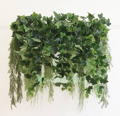 Вертикальное озеленение из искусственных растений Фитостена «Лоза 1» (1м п по основе) - Купить в интернет магазине КонвентАрт