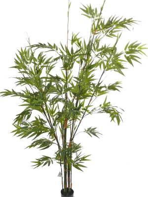 Бамбук молодой 190H (зеленые стебли) искусственный
