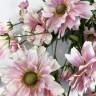 Гелениум садовый в наборе 5 шт. нежно-розовые искусственные цветы для декора Н85 см    