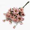 Гелениум садовый в наборе 5 шт. нежно-розовые искусственные цветы для декора Н85 см    