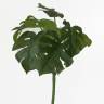 Монстера куст искусственный зеленый 8 листов Н45 см