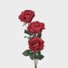 Букет из искусственных роз Джой красные 3 шт Н73 см