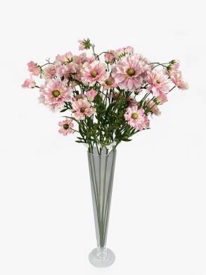 Гелениум садовый в наборе 7 шт. нежно-розовые искусственные цветы для декора Н85 см     