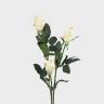 Искусственный букет из 3-х роз Джой цв. крем Н68 см