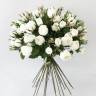 Букет из искусственных цветов белые Розы  H60см
