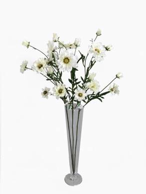 Гелениум садовый в наборе 3 шт. белые искусственные цветы для декора Н85 см    