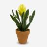 Искусственный цветок Эхмея (Aechmea) 32Н желтая