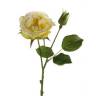 Роза Анна в наборе 5 шт. кремовые искусственные цветы для декора Н37 см   