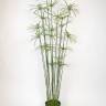 Искусственная высокая трава Циперус 150H (куст в кашпо)