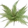 Трава для декора Папоротник Нефролепис искусственный зеленый 20 листов, Д70 Н60см
