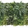 Фитостена из искусственных растений «Джунгли» 1м2