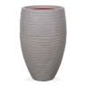 Кашпо CAPI Nature Vase Elegant Deluxe Low Row 29Dx60H Серый