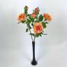 Искусственные розы Роби оранжевые 3 шт Н47 см