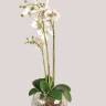 Композиция из искусственных орхидей «Элеганс в стекле»