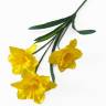 Нарцисс жёлтый 3 цветка искусственный Н70 см