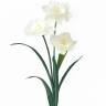 Нарцисс белый 3 цветка искусственный Н70 см 