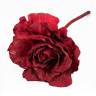 Искусственная Роза - гигант красная, цветок для декора D30 Н60 см 