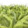 Куст травы Папоротник искусственный в цинковом кашпо Н25 см