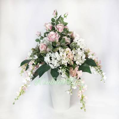 Букет из искусственных цветов «Розовая фантазия»