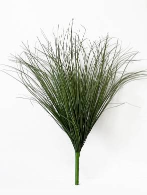 Трава Осока большой искусственный зеленый куст H70 см