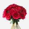 Букет из красных искусственных роз Джой 73H  (25шт)