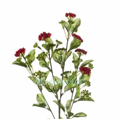 Вербена искусственная 70H красный (4 цветка)