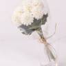 Букет искусственный из Хризантем белый (6 цветков)