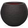 Кашпо CAPI Nature Vase Ball Row 25Dx33H Черный