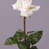 Роза Каролина искусственный цветок real-touch 70H белый