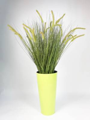 Искусственная трава луговая с колосками для декора в кашпо TUBUS SLIM 30х30х57Н