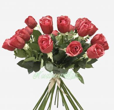 Искусственные розы Джессика 25 шт. красный 72H 					