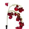 Физалис искусственный  ветка декоративная с красными ягодами Н97 см
