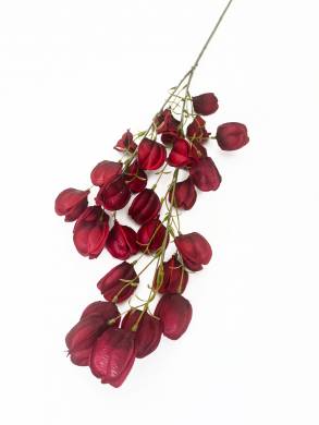 Физалис искусственный  ветка декоративная с красными ягодами Н97 см