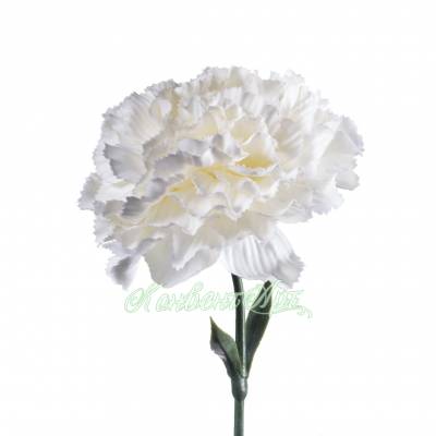 Гвоздика искусственная цветок 65H кремовая