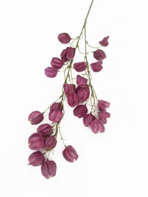 Физалис искусственный  ветка декоративная с лиловыми ягодами Н97 см