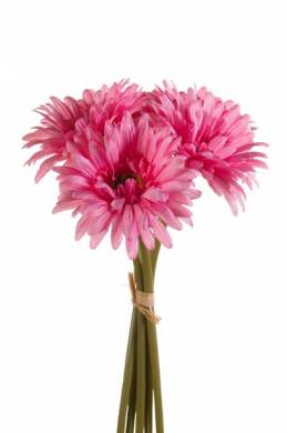 Букет из искусственных Гербер 27H розовый (5 цветков)